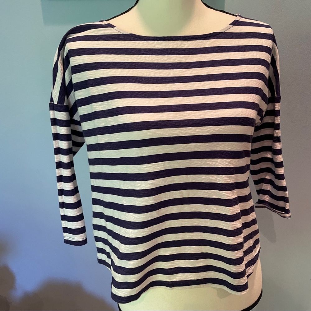 Tommy Bahama boat neck striped ladies shirt in S/P